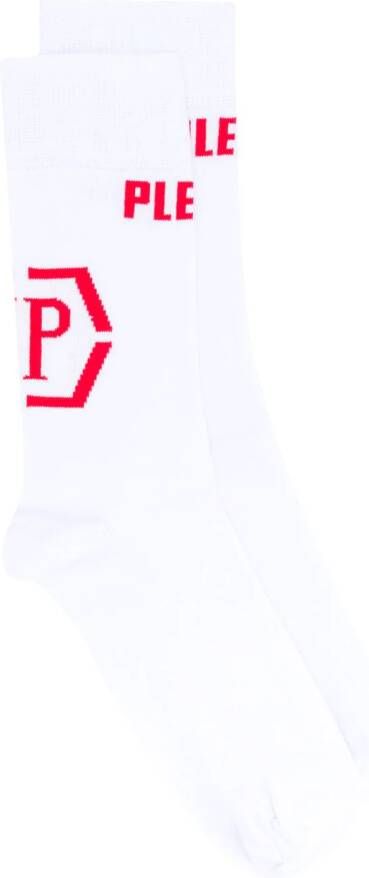 Philipp Plein Middelhoge sokken Wit