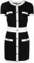 Philipp Plein Mini-jurk met contrasterende afwerking Zwart - Thumbnail 1