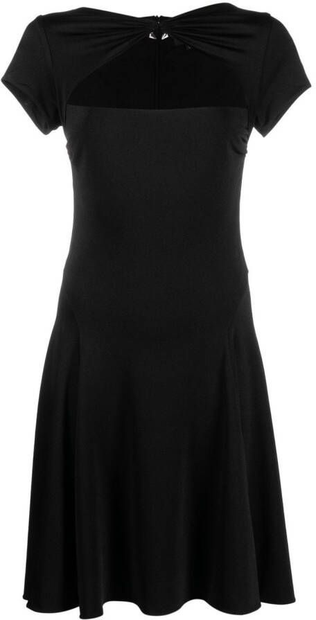 Philipp Plein Mini-jurk met keyhole Zwart