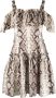 Philipp Plein Mini-jurk met pythonprint Beige - Thumbnail 1