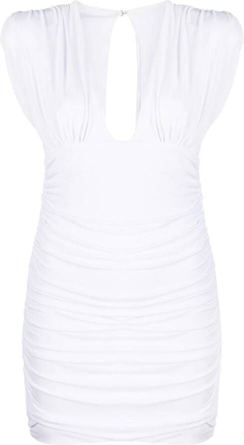 Philipp Plein Mouwloze mini-jurk Wit