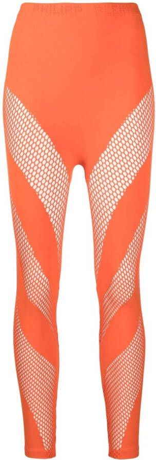 Philipp Plein Naadloze legging Oranje