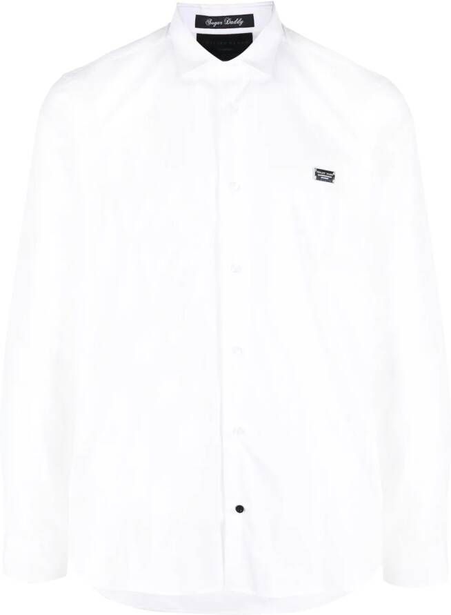 Philipp Plein Overhemd met detail Wit