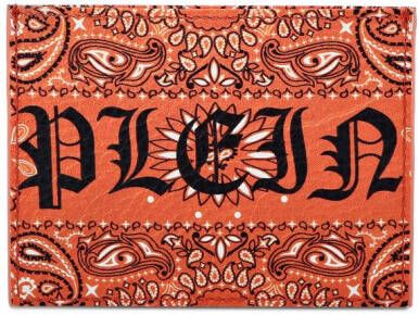 Philipp Plein Pasjeshouder met paisley-print Oranje
