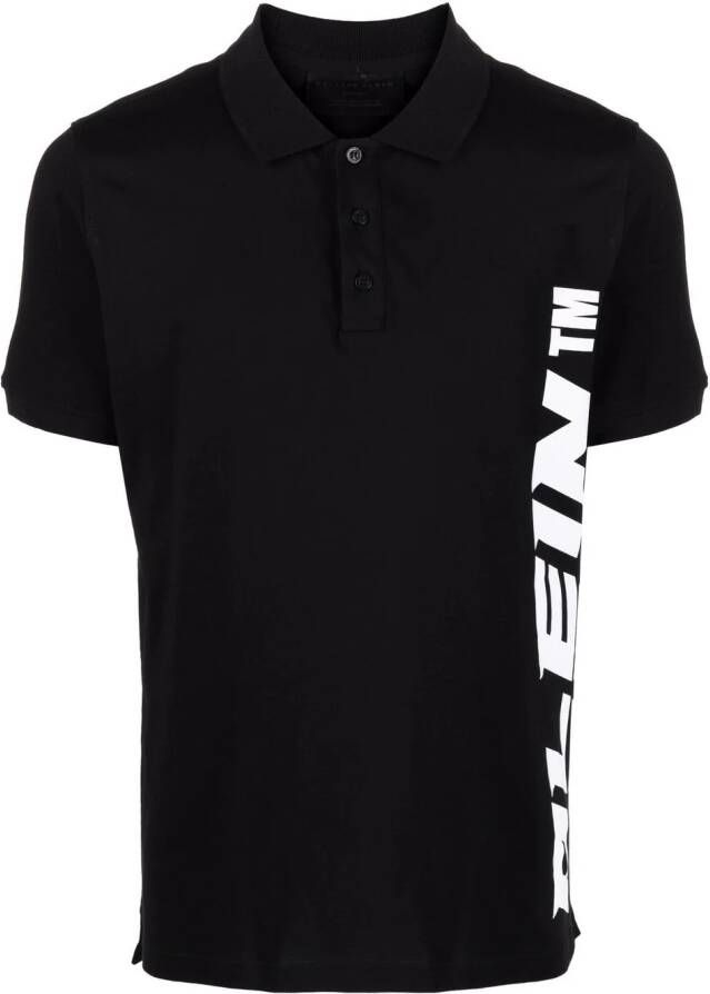 Philipp Plein Poloshirt met logo Zwart