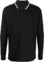 Philipp Plein Poloshirt met logoband Zwart - Thumbnail 1