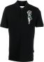 Philipp Plein Poloshirt met logopatch Zwart - Thumbnail 1