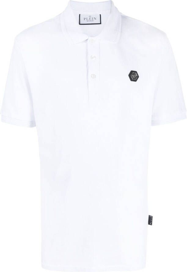 Philipp Plein Poloshirt met logoprint Wit