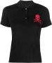 Philipp Plein Poloshirt met patch Zwart - Thumbnail 1