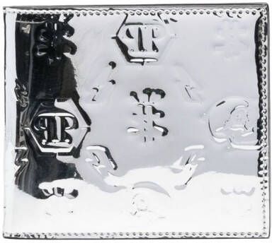 Philipp Plein Portemonnee met monogram Zilver
