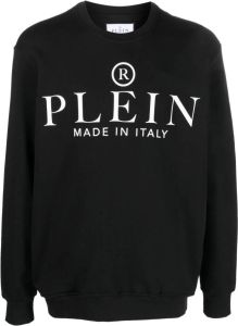 Philipp Plein Ribgebreide sweater Zwart