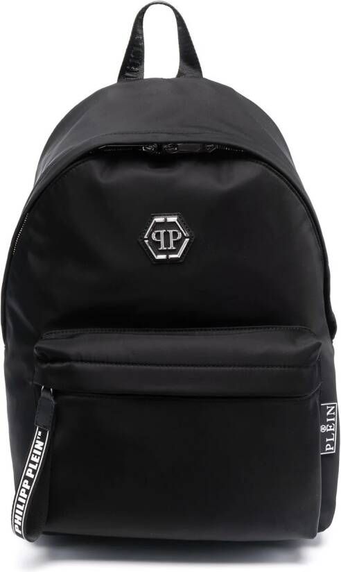 Philipp Plein Rugzak met logo Zwart