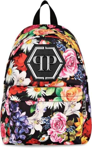 Philipp Plein Rugzak met logoplakkaat Veelkleurig