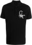 Philipp Plein Poloshirt met schorpioenprint Zwart - Thumbnail 1