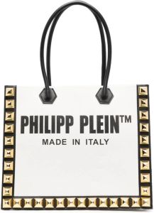 Philipp Plein Shopper met logoprint Wit