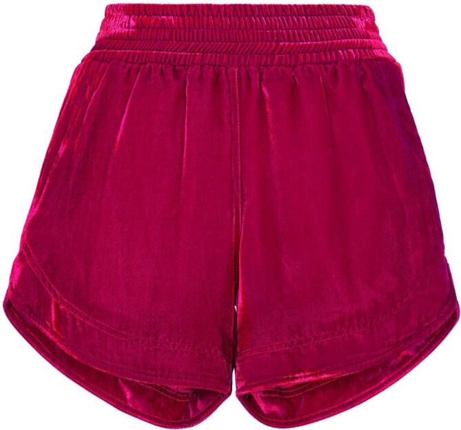 Philipp Plein Shorts met elastische taille Roze