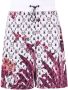 Philipp Plein Shorts met trekkoord Wit - Thumbnail 1