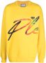 Philipp Plein Sweater met logoprint Geel - Thumbnail 1