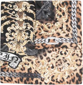Philipp Plein Sjaal met luipaardprint Beige