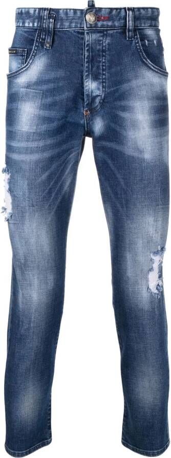 Philipp Plein Skinny jeans Blauw