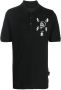 Philipp Plein Poloshirt met doodskopprint Zwart - Thumbnail 1