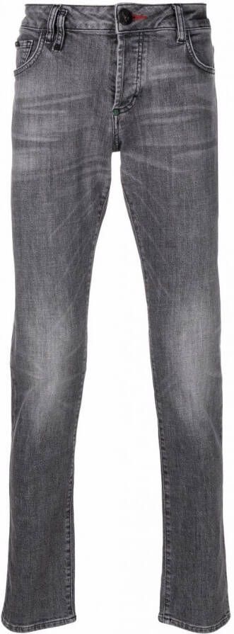Philipp Plein Slim-fit jeans Grijs