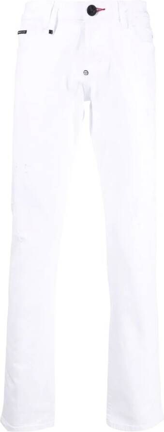 Philipp Plein Slim-fit jeans Wit