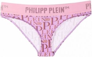 Philipp Plein Slip met print Roze