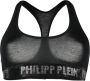 Philipp Plein Sport-bh met logo Zwart - Thumbnail 1