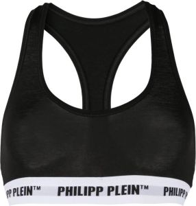Philipp Plein Sport-bh met logoband Zwart