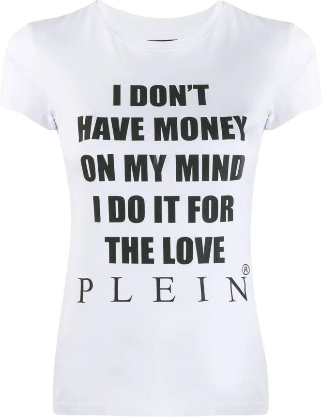 Philipp Plein Statement T-shirt Wit