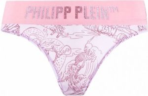Philipp Plein String met logoband Roze