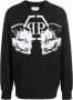 Philipp Plein Sweater met doodskopprint Zwart - Thumbnail 1