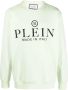 Philipp Plein Sweater met logoprint Groen - Thumbnail 1