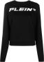 Philipp Plein Sweater met logoprint Zwart - Thumbnail 1