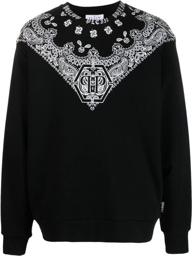 Philipp Plein Sweater met ronde hals Zwart