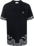 Philipp Plein T-shirt met bandanaprint Zwart - Thumbnail 1