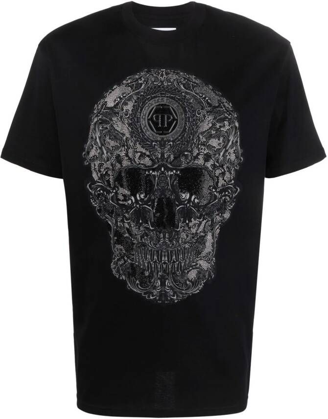 Philipp Plein T-shirt met barokprint Zwart