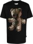 Philipp Plein T-shirt met beerprint Zwart - Thumbnail 1