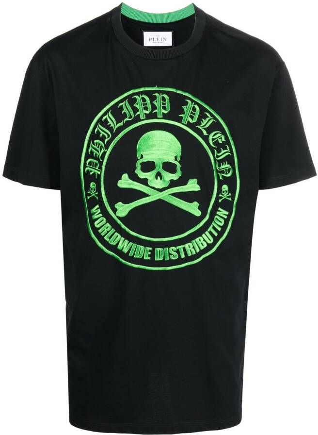 Philipp Plein T-shirt met borduurwerk Zwart