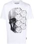 Philipp Plein T-shirt met doodskop Wit - Thumbnail 1