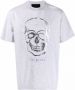 Philipp Plein T shirt met doodskopprint heren Polyester katoen XXXXL Grijs - Thumbnail 1