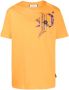 Philipp Plein T-shirt met doodskopprint Oranje - Thumbnail 1