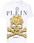 Philipp Plein T-shirt met doodskopprint Wit - Thumbnail 1