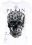 Philipp Plein T-shirt met doodskopprint Wit - Thumbnail 1