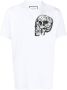 Philipp Plein T-shirt met doodskopprint Wit - Thumbnail 1