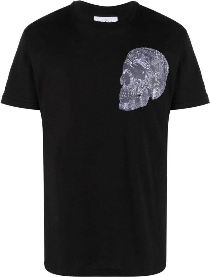 Philipp Plein T-shirt met doodskopprint Zwart