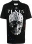 Philipp Plein T-shirt met doodskopprint Zwart - Thumbnail 1