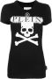 Philipp Plein T-shirt met doodskopprint Zwart - Thumbnail 1