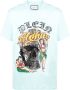 Philipp Plein T-shirt met grafische print Blauw - Thumbnail 1